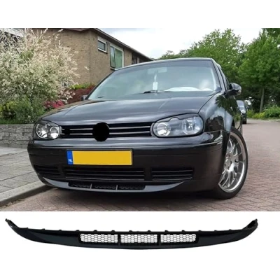 Immagine di Spoiler Lama Splitter Paraurti Anteriore Nero Opaco Per VW Golf 4 1997 2006