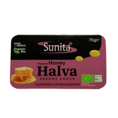 Immagine di Sunita Organic Plain Honey Halva 75g (Case of 12)