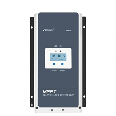 Immagine di EPEVER 100A MPPT Regolatore di Carica Solare 12V/24V/36V/48V con Display LCD, Tensione a Circuito Aperto Fino 150V per Sigillato, GEL, Allagato e Utente Tracer 10415AN