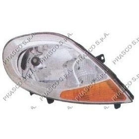 Immagine di PRASCO OP9344803 fari Dx H4 giallo con lampeggiatore per veicolo circolazione motore elettrico regolazione assetto