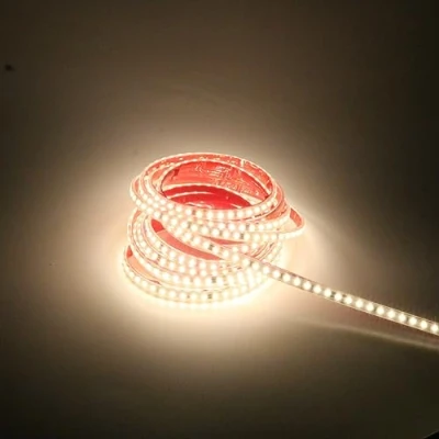Immagine di 220V 2835 Striscia LED Adesive 5M 120 leds/m Super Luminous Strip, IP67 Flessibili Strisce 4000K 5 Metri per Interno Esterno (Bianco, 5.00)