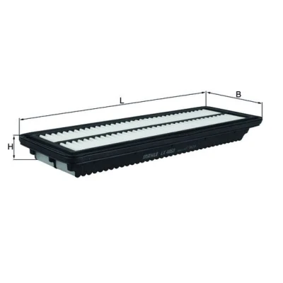 Immagine di MAHLE ORIGINAL LX 4053 filtro aria 36,0 108 355,0 Cartuccia HYUNDAI: i10 II Hatchback, I
