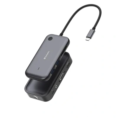Immagine di Verbatim Share My Screen WDA 01 Adattatore per display wireless USB C 1080P con hub