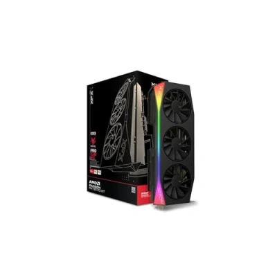 Immagine di XFX Mercury AMD Radeon RX 9070XT OC Gaming Edition con RGB 16 GB GDDR6, HDMI 3xDP, RDNA™ 4 (RX 97TRGBBB9)