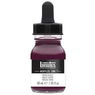 Immagine di Liquitex flüssige Professional Acrylfarben Ink Vernice acrilica, Colore:, Violetto Tenue, 30 ml (Confezione da 1), unità