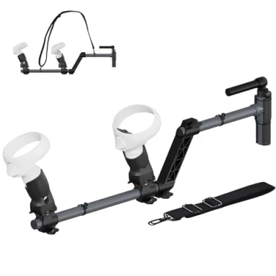 Immagine di Magnetic VR Gun Stock for quest 2, Rifle Grip Controller Accessories Compatible With MetaQuest Lightweight &amp; Quick Removable Quest2 Gunstock Adapter (For 2)