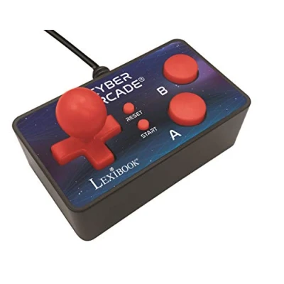 Immagine di Lexibook Cyber Arcade TV Game Console, 200 giochi, controller Plug N &#039;Play, sport, azione, joystick, nero / blu JG6500
