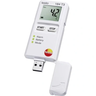 Immagine di testo 0572 1843 184 T3 Data logger Temperatura Misura: 35 fino a +70 C