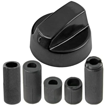 Immagine di SPARES2GO Manopola di controllo compatibile con friggitrice ad aria Tower (confezione da 1, nero)