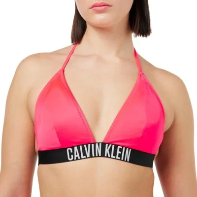 Immagine di Calvin Klein Swimwear Triangle Bikini pezzo sopra, Donna, Taglia: XS, Signal red
