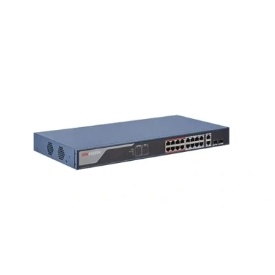 Immagine di Switch smart Managed Hikvision 16 porte 100Mbps POE DS 3E1318P EI 301802304