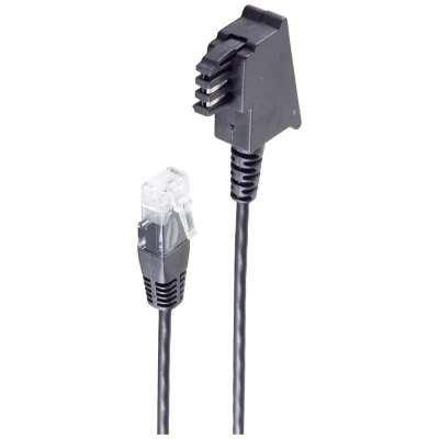 Immagine di Cavo adattatore DSL Shiverpeaks [1x Spina TAE F 1x RJ45 8p2c] 0.5 m Nero