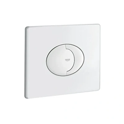 Immagine di Grohe 38506SH0 Skate Air Piastra di Azionamento WC, Doppio Scarico, Installazione Orizzontale, Bianco