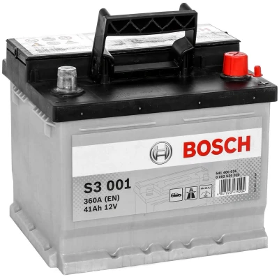 Immagine di BOSCH S3 0 092 S30 010 Batteria avviamento 12V 41Ah 360A B13 OPEL: Astra H Hatchback, Corsa D E FORD: FIESTA 6, 5