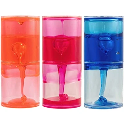 Immagine di Timer di melma sensoriale liquida per autismo, esigenze sensoriali, ADHD, stress, ansia. Fidget bisogni speciali dell&#039;autismo. _PARENT OOZE TIMERS (rosso)