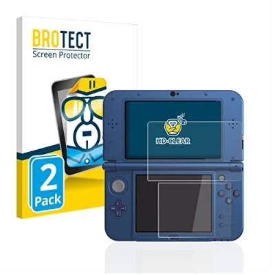 Immagine di brotect Pellicola Protettiva per Nintendo New 3DS XL Protezione Schermo (2 Pezzi) [Trasparente, Anti Impronte]