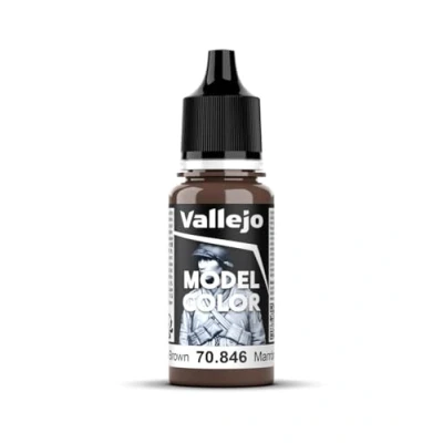 Immagine di Vallejo 70.846 Colore Acrilico Opaco , Marrone (Mahogany Brown), 17 ml, 1 Pezzo