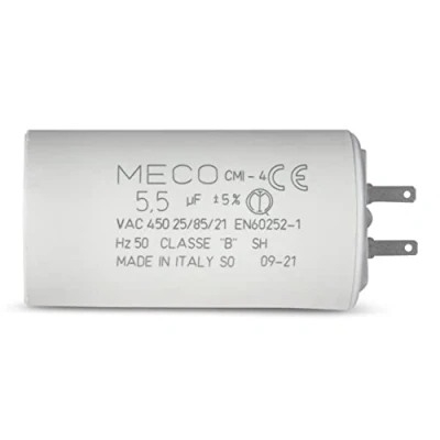 Immagine di Condensatore 5.5 µF Tapparella speciale SOMFY con alette piccole 2,8 mm GARANZIA 1 anno
