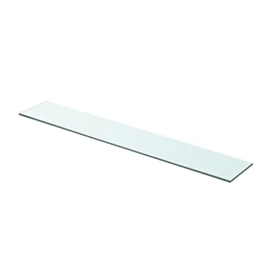 Immagine di vidaXL Mensola in Vetro Temperato 80x12 cm Trasparente Ripiano Lastra Scaffale