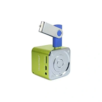 Immagine di Mini altoparlante Technaxx MusicMan AUX, SD, USB Verde