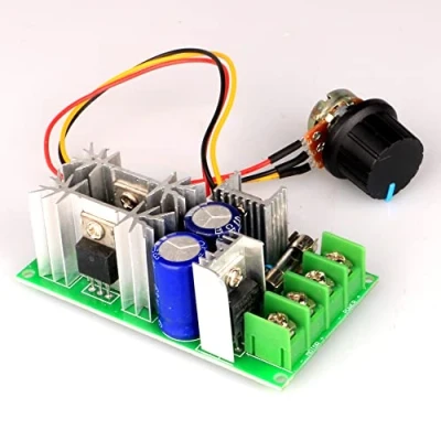 Immagine di Gebildet DC Motor Controller Assembly 12V 24V 36V 48V/20A Modulo di Azionamento ad Alta Potenza Velocità Regolabile PWM Regolatore Elettronico Interruttore Regolazione Dimmer LED Ultra Piccolo