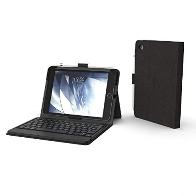 Immagine di ZAGG Messenger Folio Tastiera Bluetooth Tablet Non Retroilluminata Realizzata per Apple iPad Mini 5 (7,9&quot;) Antracite
