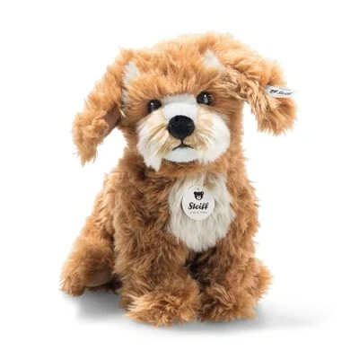Immagine di Steiff Animale Curlie Cockapoo 076909 Peluche per Bambini, Morbido e Avvolgente, Lavabile, Marrone, Colore Rosso Bruno, 24 cm,