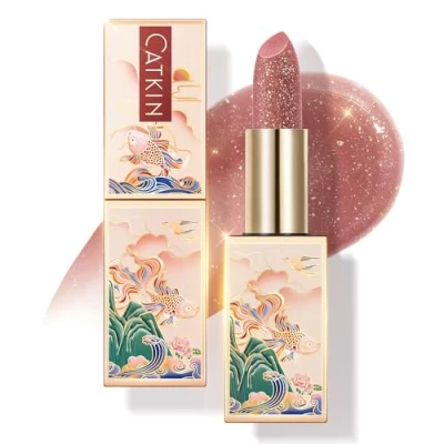 Immagine di CATKIN Colorato Balsamo labbra Burrocacao Idratante e Riparatore Ingredienti Naturali protettivo per secche screpolate Con Vitamina E（C15）