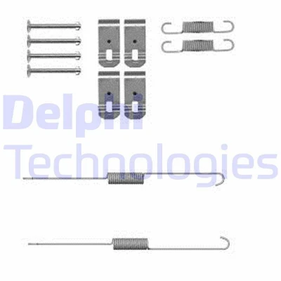 Immagine di DELPHI LY1382 Kit accessori, Ganasce freno MITSUBISHI: L200 / Triton IV Pick up, V ISUZU: D Max II up