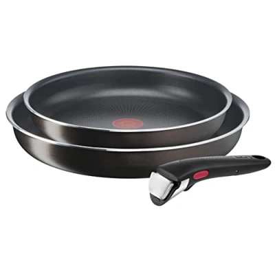Immagine di Tefal Ingenio easy plus set padelle + manico staccabile 24/28cm L1509202