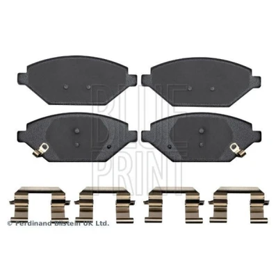 Immagine di BLUE PRINT ADBP420061 Kit pastiglie freno Assale anteriore con segnalatore acustico usura lamierino anticigolío, materiale di fissaggio