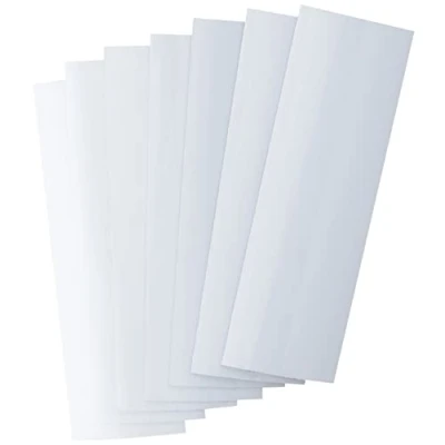 Immagine di first12040magnets FML12040GW 100 Etichette magnetiche flessibili con superficie lucida bianca da pulire un panno, 120 x 40 0,76 mm, pz
