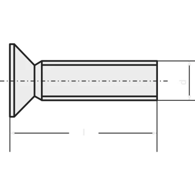 Immagine di TOOLCRAFT M3*20 D965 4.8 A2K 194637 Viti svasate M3 20 mm A croce Phillips DIN 965 Acciaio zincato 100 pz.