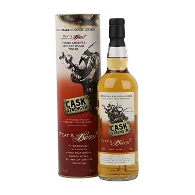 Immagine di Peat&#039;s Beast BATCH STRENGTH Pedro Ximenez Sherry Wood Finish 54,1% Vol. 0,7l in Giftbox