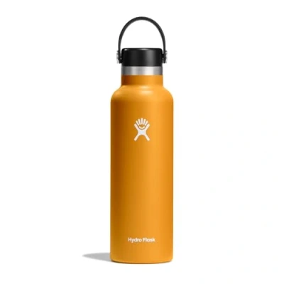 Immagine di Hydro Flask Water Bottle 709 ml 24 oz Vacuum Insulated Stainless Steel with Leak Proof Flex Cap and Powder Coat Standard Mouth Cascade, 709ml (24oz)