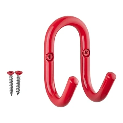 Immagine di SOTECH appendiabiti FARA 88 x 51 mm acciaio rosso a parete gancio per giacca