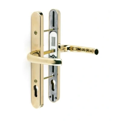 Immagine di Yale, Maniglia retrò, cromata, finitura oro P PVC RH PGF