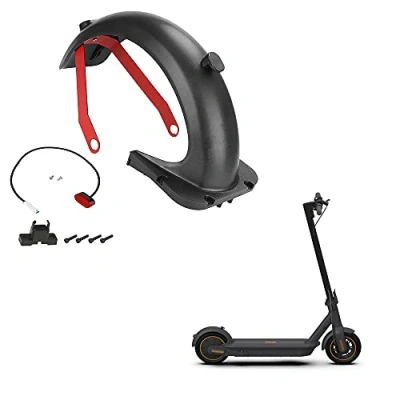 Immagine di Fututech Kit parafango posteriore + fanale supporto per Segway Ninebot Max G30/G30D, ricambio monopattino elettrico (Combo2)