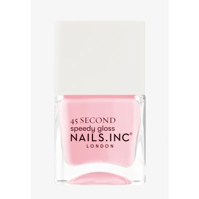 Immagine di Nails Inc LADBROKE GROVE GROOVING Quick Drying Smalto Caramella rosa brillante Asciugatura rapida in 45 secondi Rafforzamento unghie con esanale, calcio, magnesio Cruelty Free Manicure