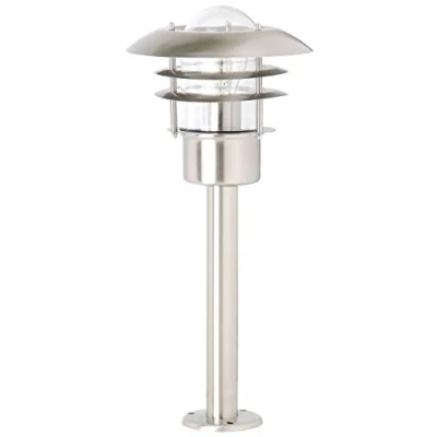 Immagine di Brilliant 45784/82 Terrence Lampada da terra per esterni LED (monocolore) E27 60 W acciaio inox