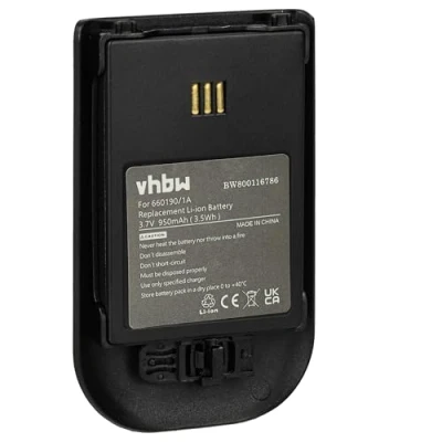 Immagine di vhbw batteria compatibile con Unify WL3, Alcatel Omnitouch 8118, 8128, Ascom D62 DECT, DH4 ACAB telefono, cordless (930mAh, 3,7V, Li Ion)