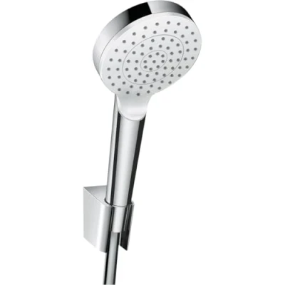 Immagine di hansgrohe Crometta Set supporto doccia 1 getto con flessibile 125 cm, bianco/cromo, 26690400