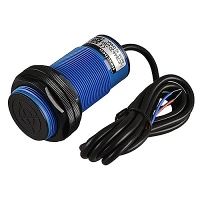 Immagine di Heschen Interruttore sensore di prossimità capacitivo LJC38A4 20 Z/BX rivelatore 1 mm 12 24 V DC 300 mA NPN normalmente aperto (NO) 3 fili certificati CE