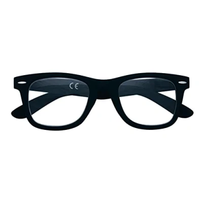 Immagine di Occhiali da Lettura Zippo® Soft Touch, Realizzati con Montatura dalle Linee Morbide, Ideale per Uomo e Donna, Diottria +3.50, Color Nero