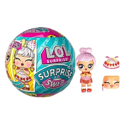 Immagine di L.O.L. Surprise! Surprise Swap Tots 1 bambola da collezione, della serie di 9, con espressione extra e 2 look in uno Sorprese d’acqua Età 3+ anni