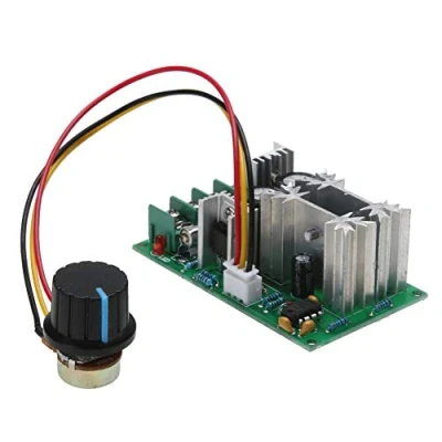 Immagine di Flisdtry 20A PWM DC Motor Speed Controller 12V 24V 36V 48V Potenziometro Interruttore Manopola