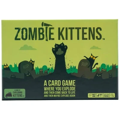 Immagine di Zombie Kittens by Exploding Card Games for Adults Teens &amp; Kids Fun Family Lingua Inglese