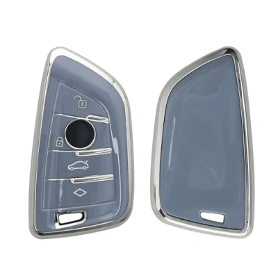 Immagine di kwmobile Cover Chiave Auto Compatibile con BMW 3 tasti Smart Key Custodia Chiavi Copri Telecomando Copertina Copertura in Silicone TPU
