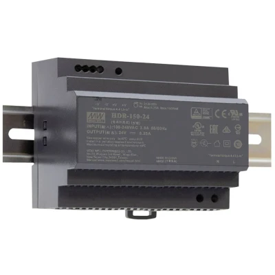 Immagine di Mean Well HDR 150 15 Alimentatore per guida DIN V/DC 142.5 W Num. uscite:1 x Contenuto 1 pz.