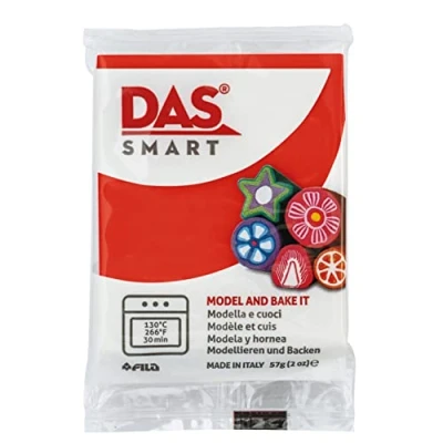 Immagine di Das Smart Pasta Modellabile Termoindurente 57 g Rosso Carminio